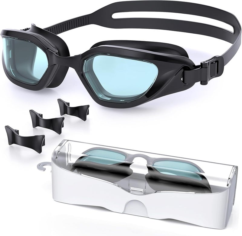 Vegemono Swim Goggles, Unisex Adult Swimming Goggles Anti Fog Anti UV No Leakage Wide View for Men Women Youth - Image 1